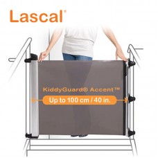 LASCAL Kiddy Guard Accent Baby Safety Gate | 2 Side Bannisters (Staircase) | Up to 100cm LASCAL Kiddy Guard Accent Baby Safety Gate | 2 Side Bannisters (Staircase) | Up to 100cm